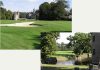 Dual image of golf course at La Bretesche