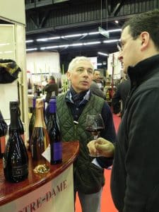 Gérald at Marc's stand