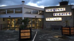 St Malo ferry terminal entrance