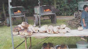 Bread festival at saint martin-sur-oust