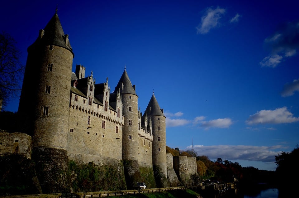 12th Century Chateau at Josselin, Brittany, France
